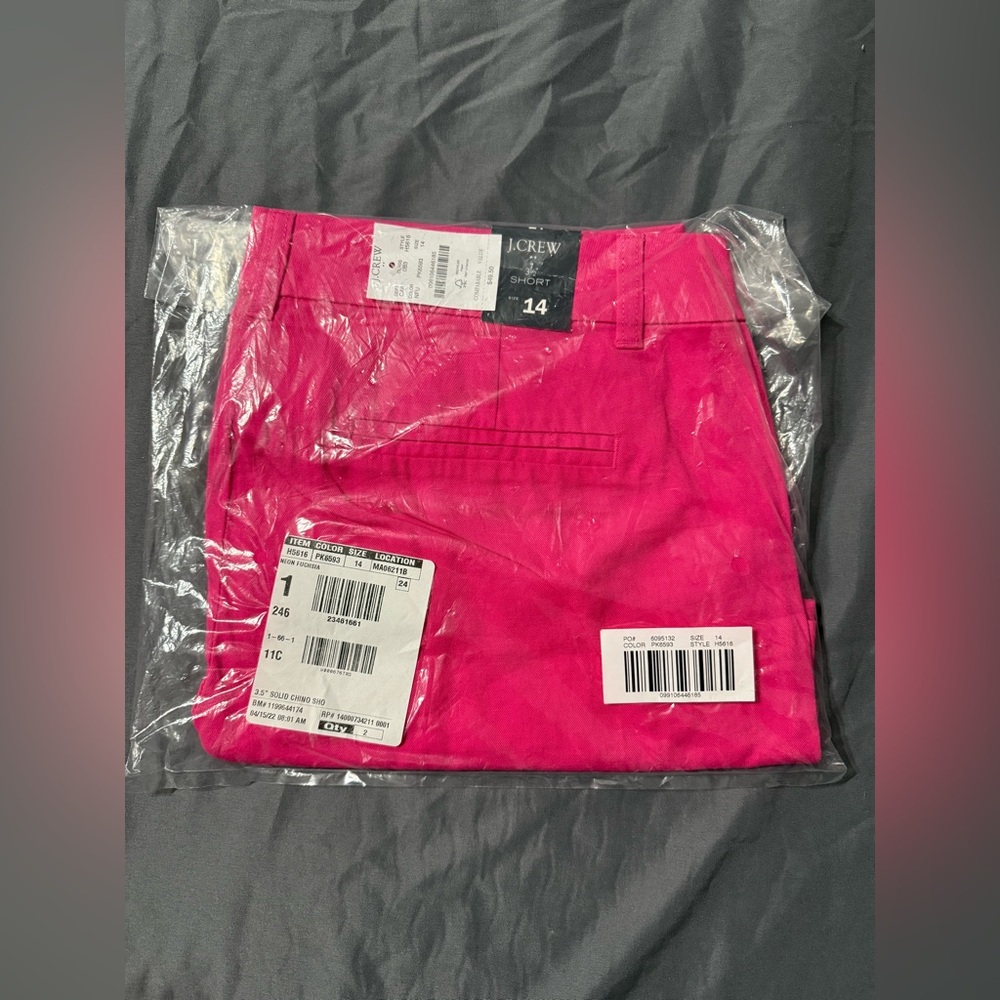 J. Crew Pink 3 1/2 in shorts